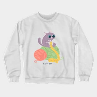 knit cat Crewneck Sweatshirt